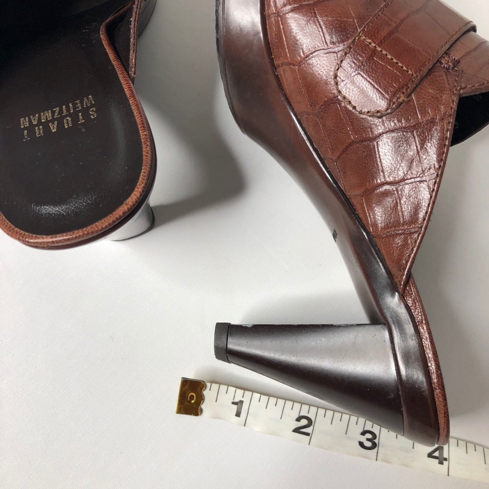 Stuart Weitzman heeled clogs - Picture 9 of 10